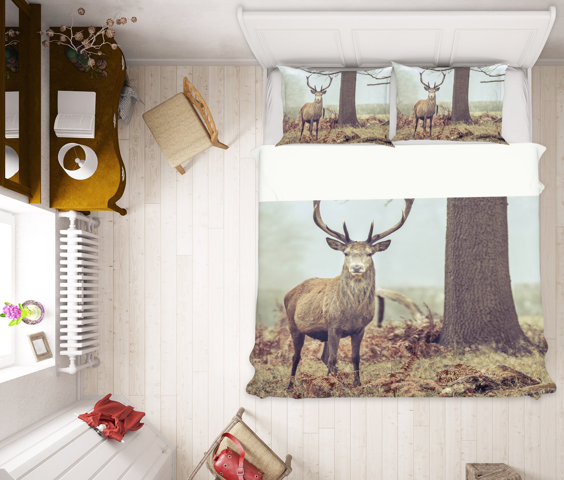 3D Animal Elk 6973 Assaf Frank Bedding Bed Pillowcases Quilt Cover Duvet Cover