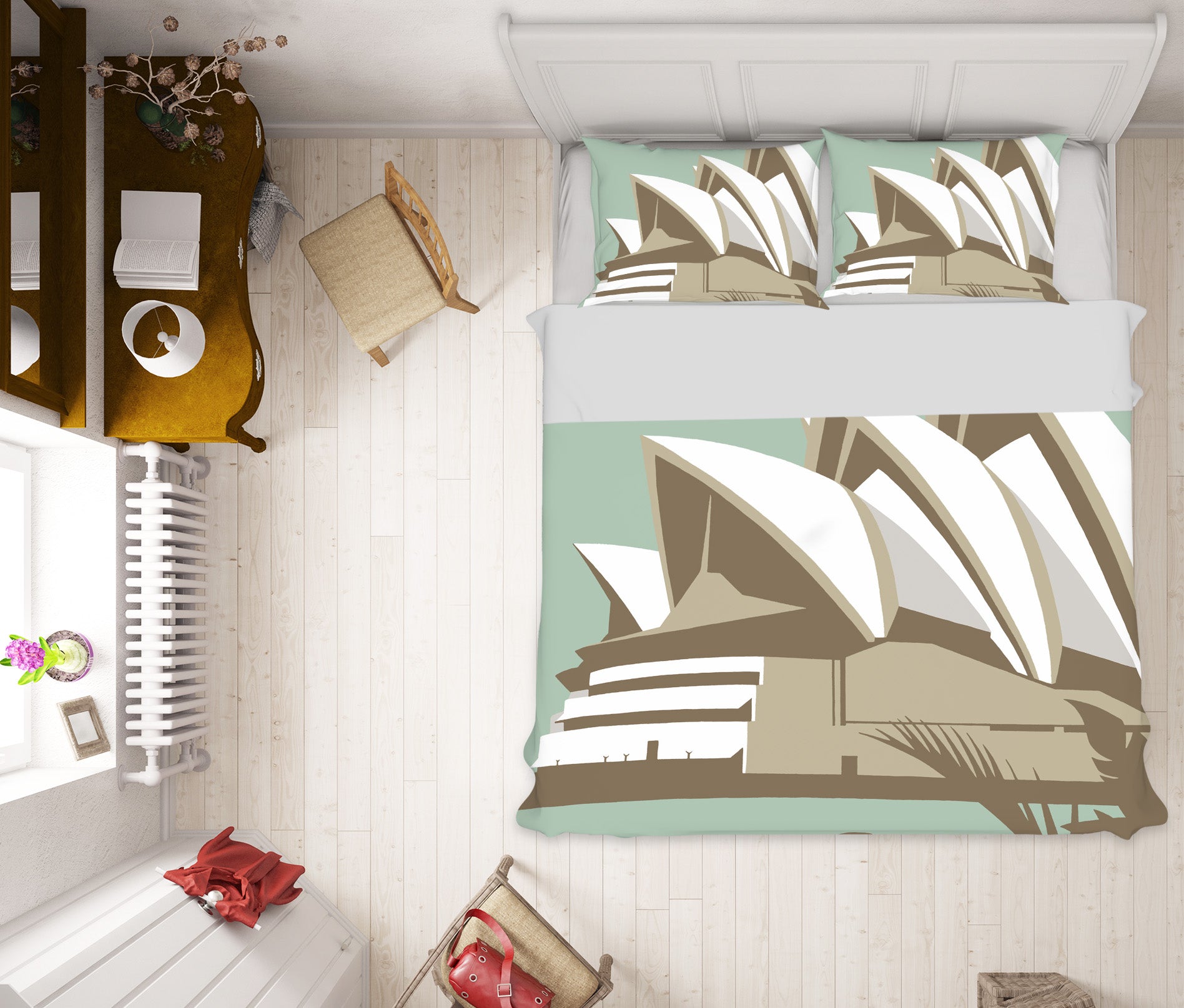 3D Sydney Opera House 2073 Steve Read Bedding Bed Pillowcases Quilt