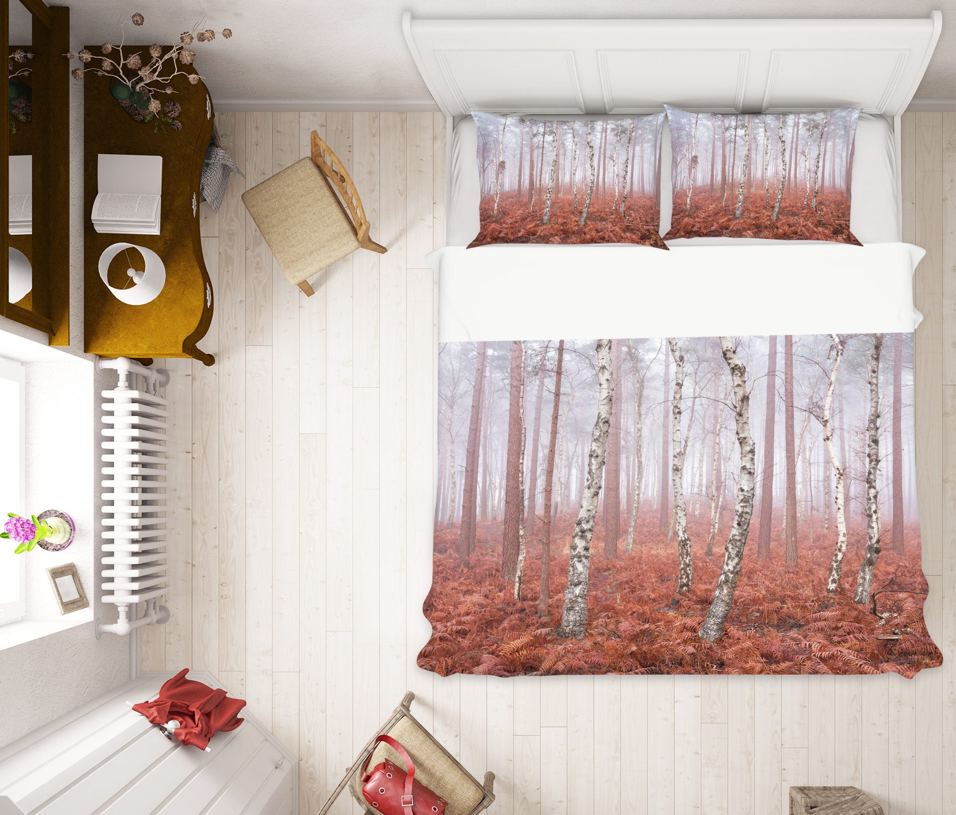 3D Trees Grass 6989 Assaf Frank Bedding Bed Pillowcases Quilt Cover Duvet Cover