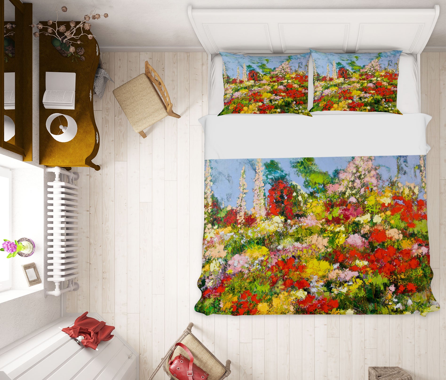 3D Overgrown Painting 1073 Allan P. Friedlander Bedding Bed Pillowcases Quilt