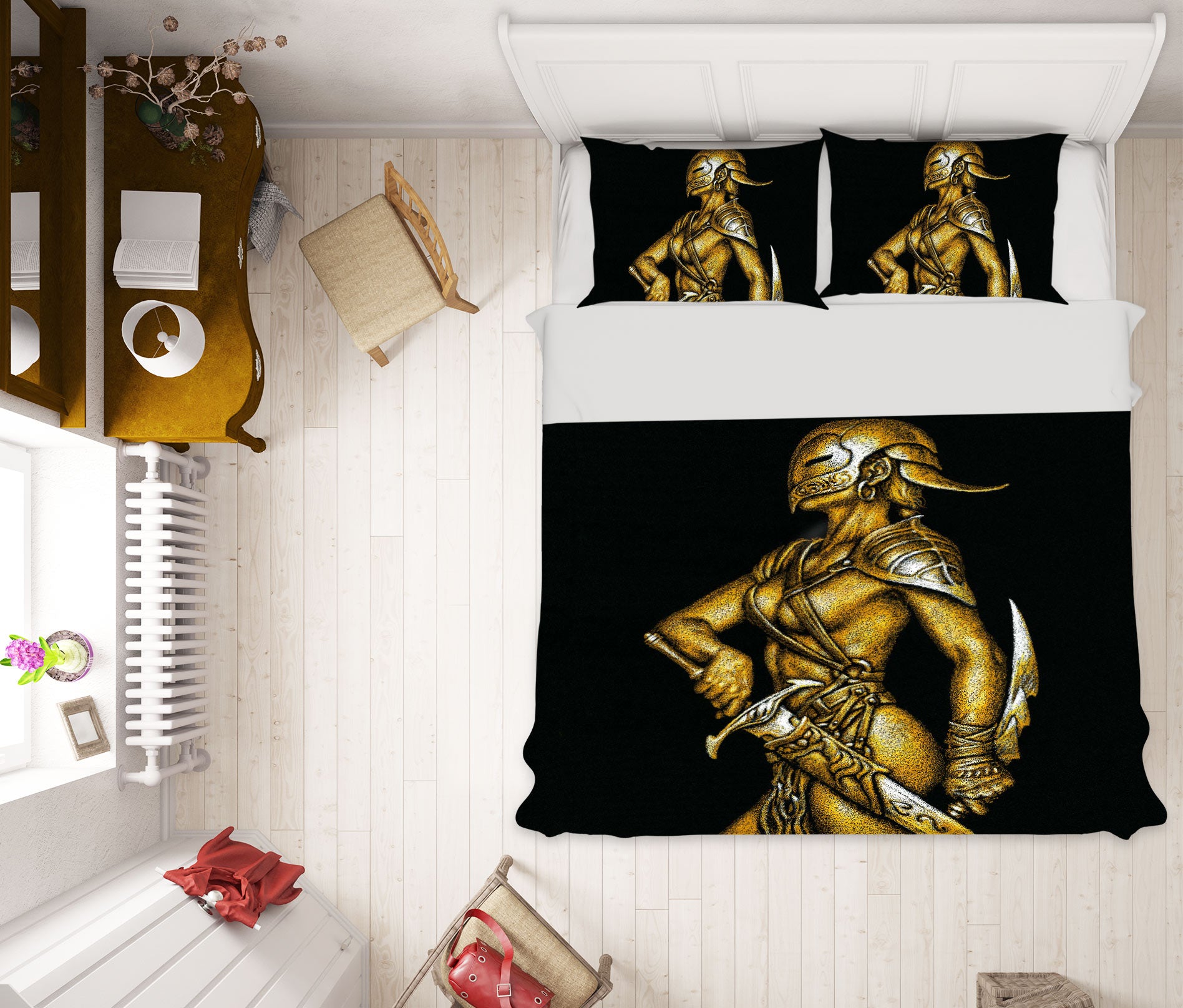 3D Mask Man 6221 Ciruelo Bedding Bed Pillowcases Quilt