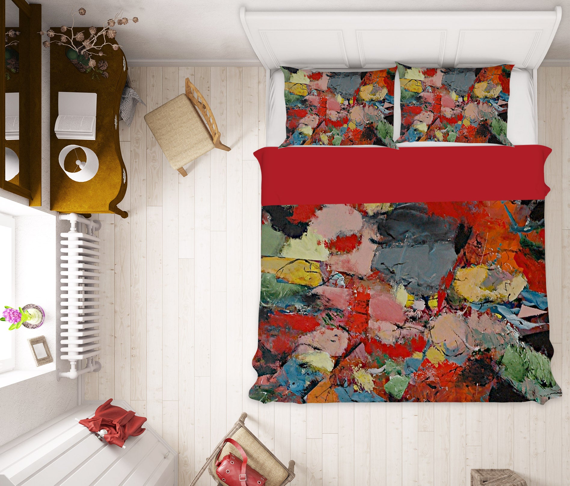 3D Painted Manor 105 Allan P. Friedlander Bedding Bed Pillowcases Quilt