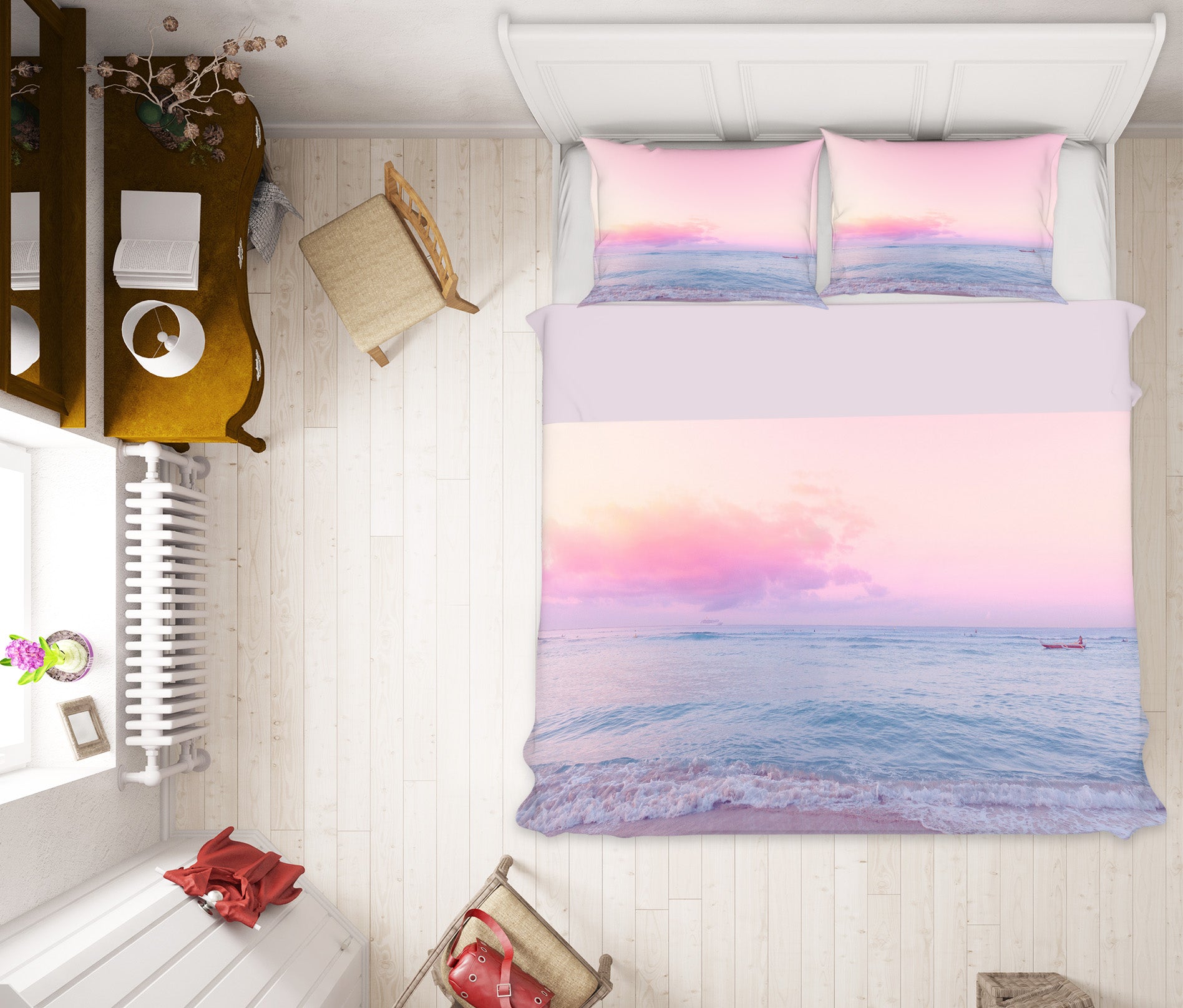 3D Sea And Sky 2005 Noirblanc777 Bedding Bed Pillowcases Quilt