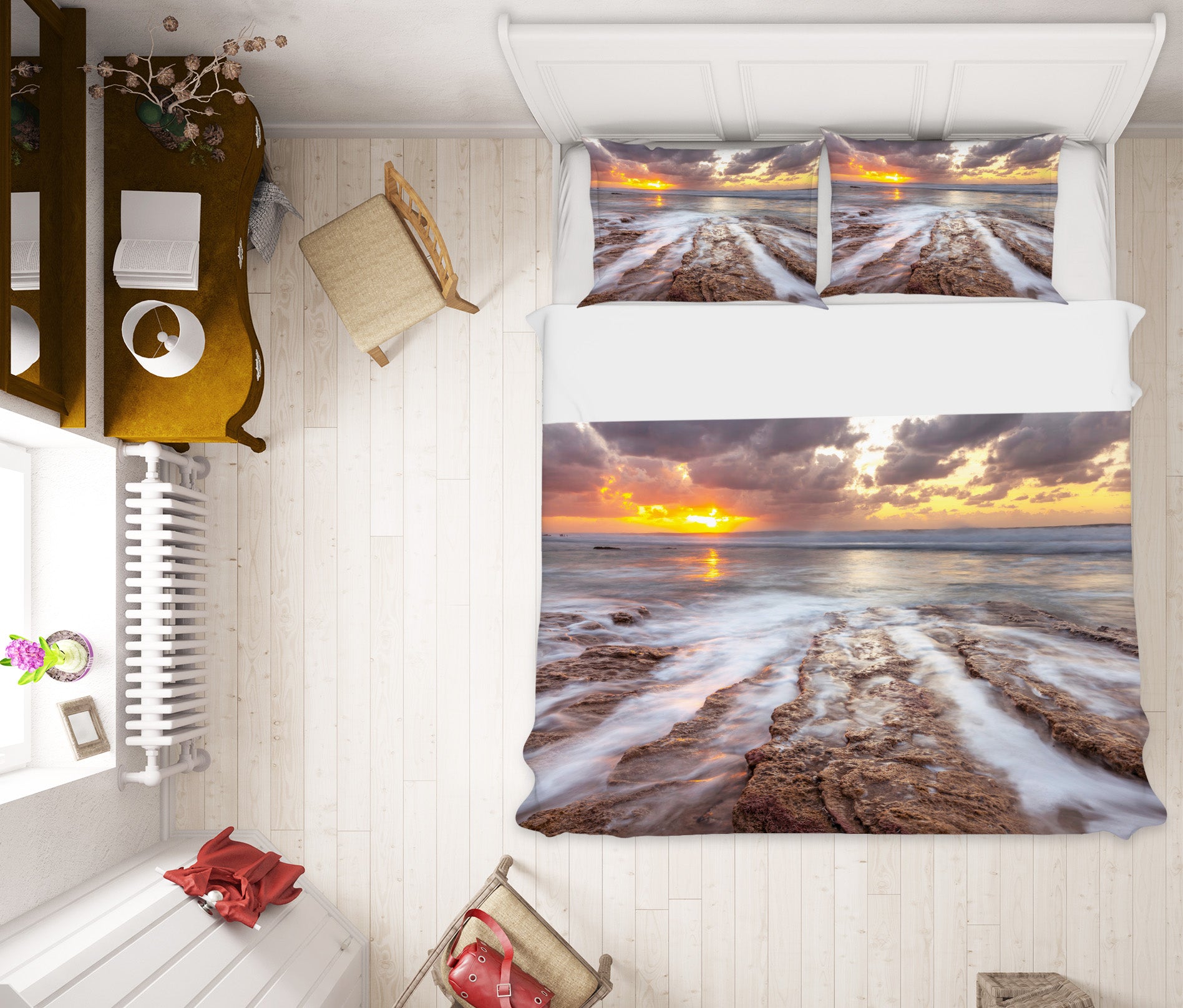 3D Beach Wave 85159 Assaf Frank Bedding Bed Pillowcases Quilt