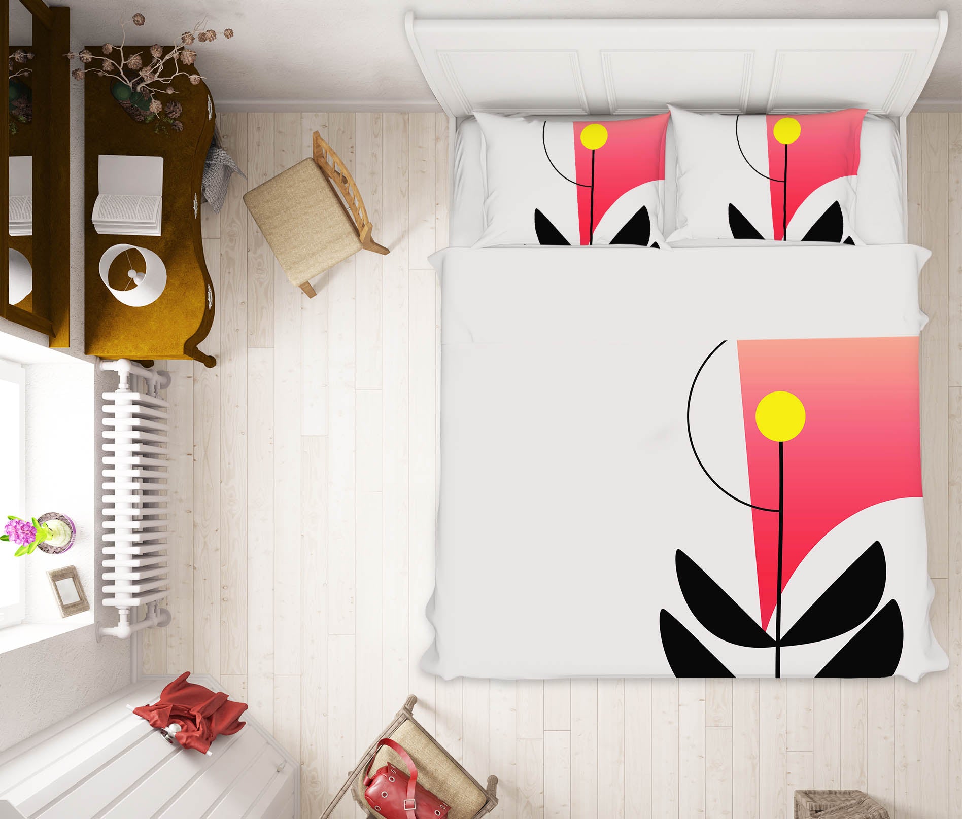3D Pink Graphics 202 Boris Draschoff Bedding Bed Pillowcases Quilt