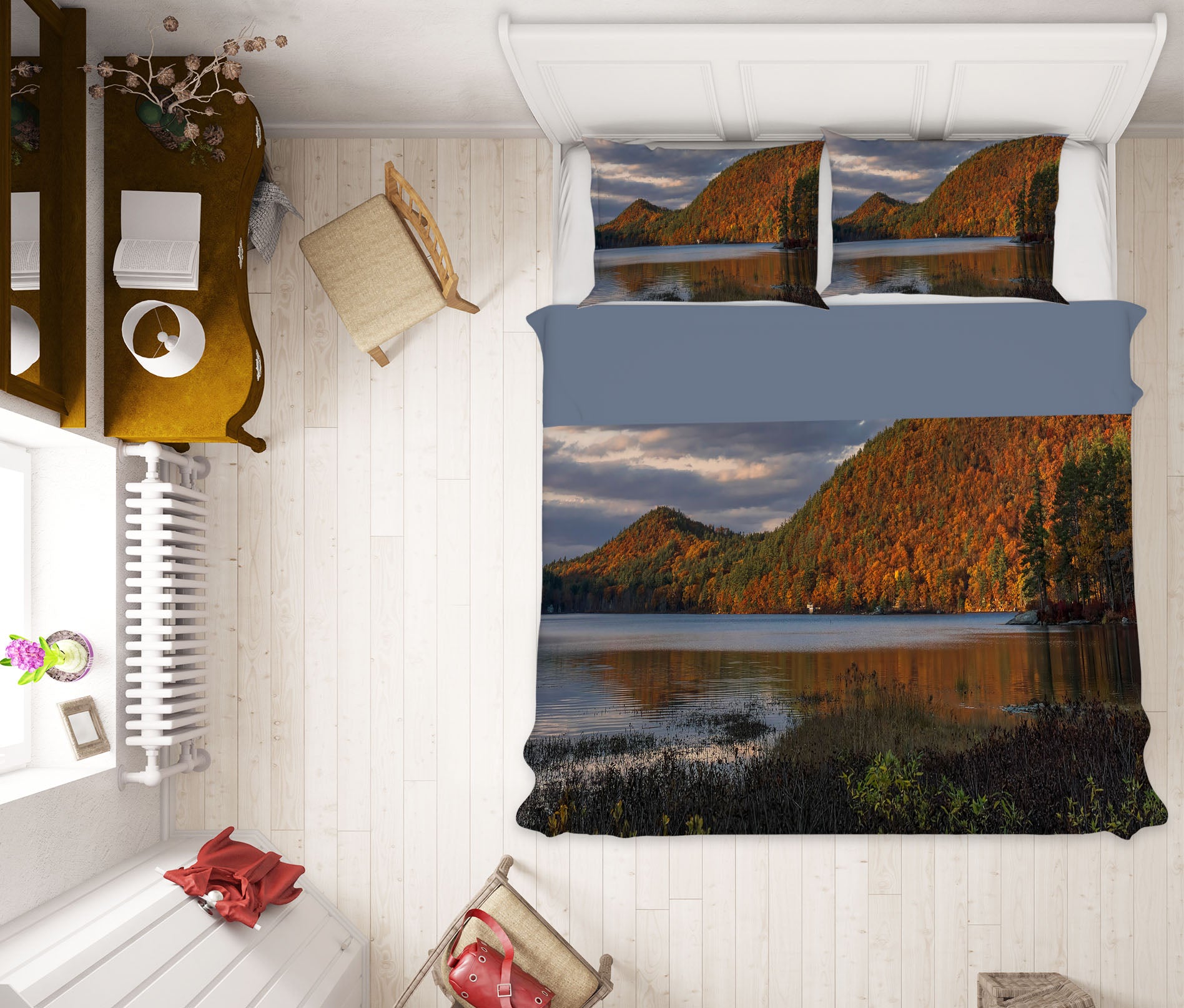 3D Sunset Hill 1027 Jerry LoFaro bedding Bed Pillowcases Quilt