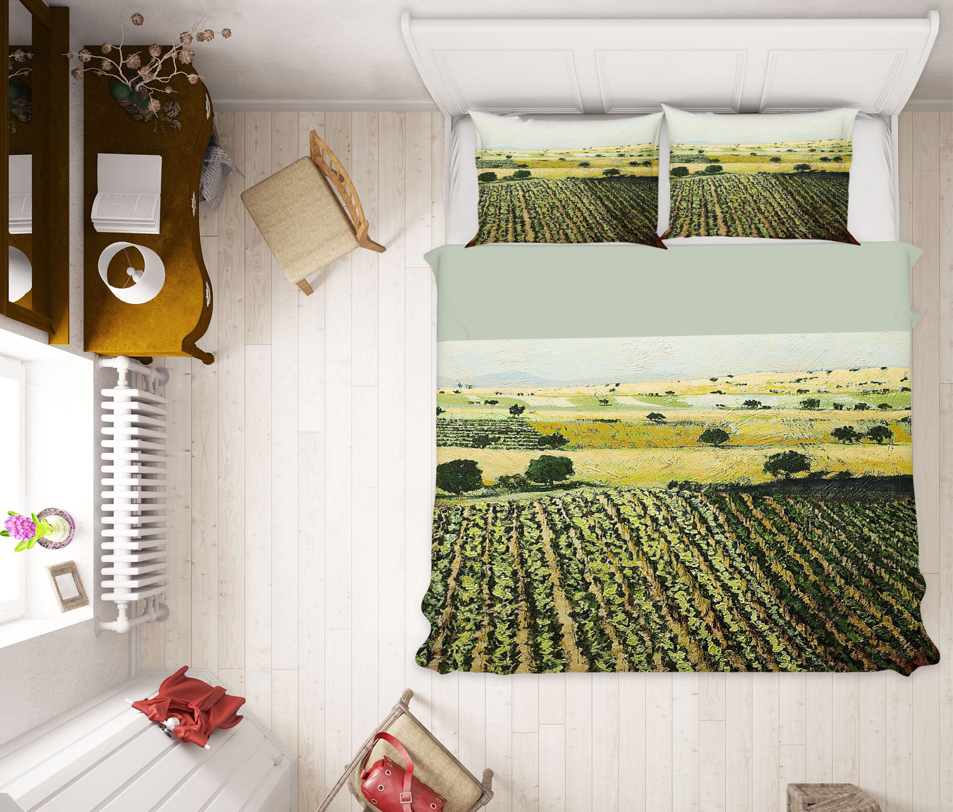 3D Storms Over 2101 Allan P. Friedlander Bedding Bed Pillowcases Quilt