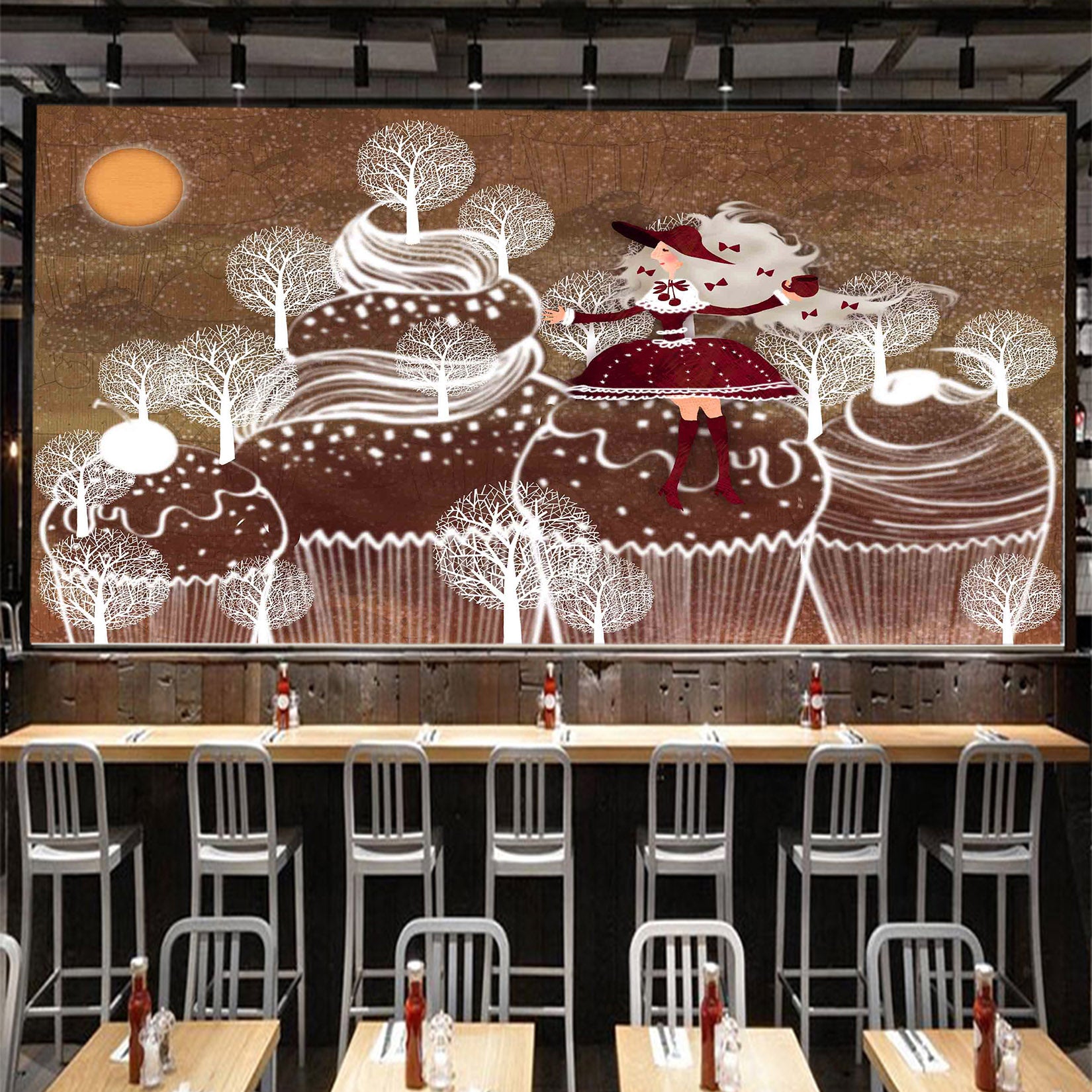 3D Freshly Baked Cake 1087 Wall Murals