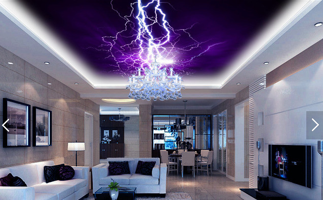 Purple Lightning 070 Wallpaper AJ Wallpaper 