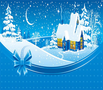 3D Christmas Eve Moon Hut 64 Wallpaper AJ Wallpaper 