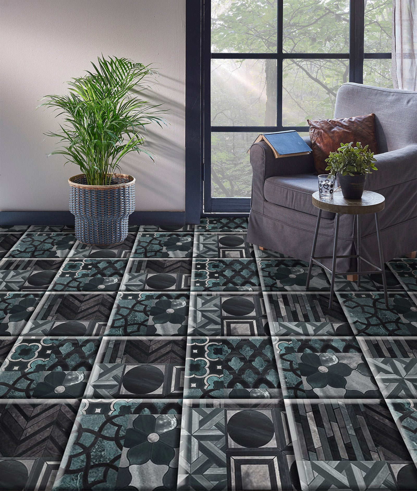 3D Advanced Refinement 989 Floor Mural  Wallpaper Murals Self-Adhesive Removable Print Epoxy