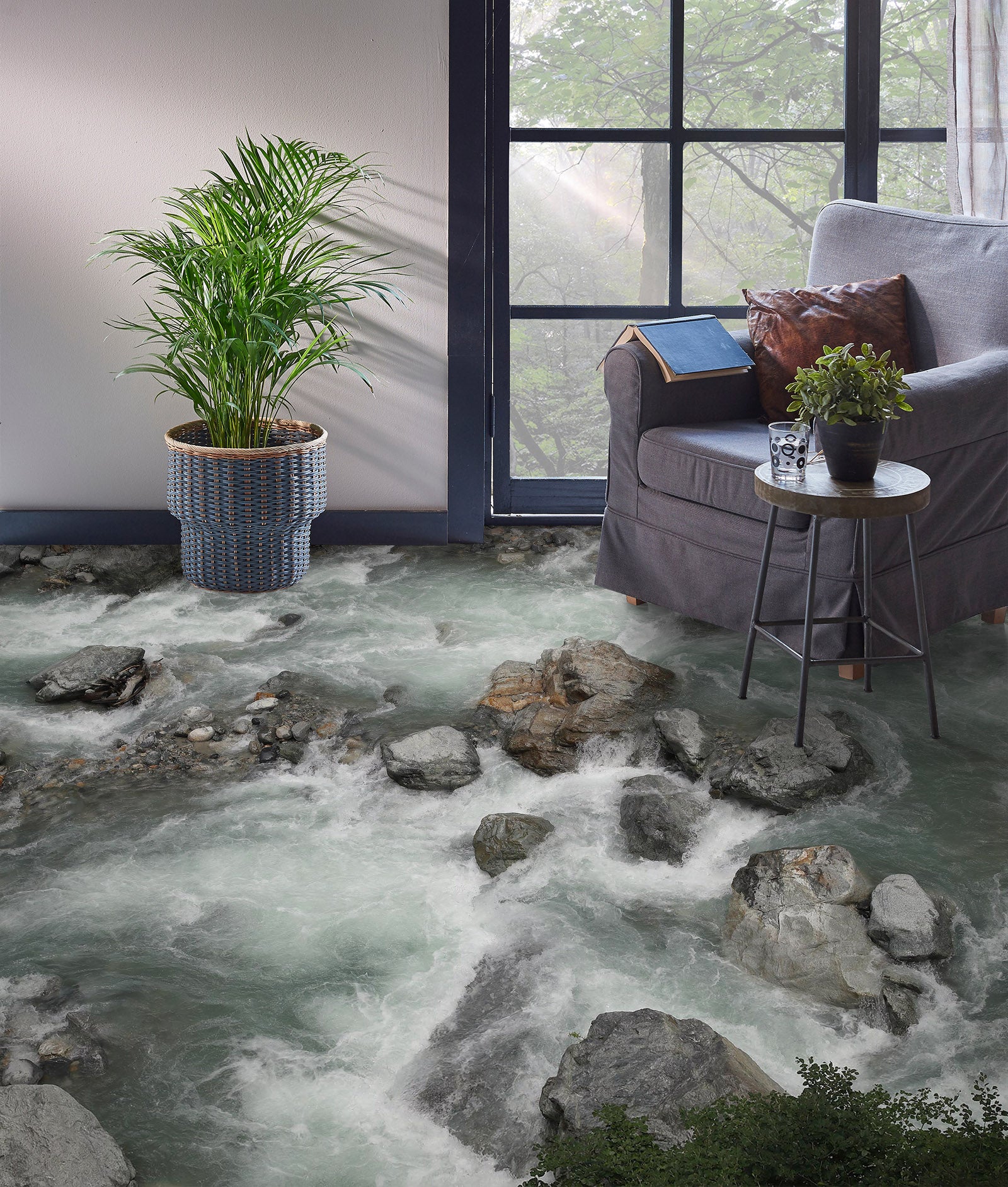 3D The Mystery Of Water 822 Floor Mural  Wallpaper Murals Rug & Mat Print Epoxy waterproof bath floor