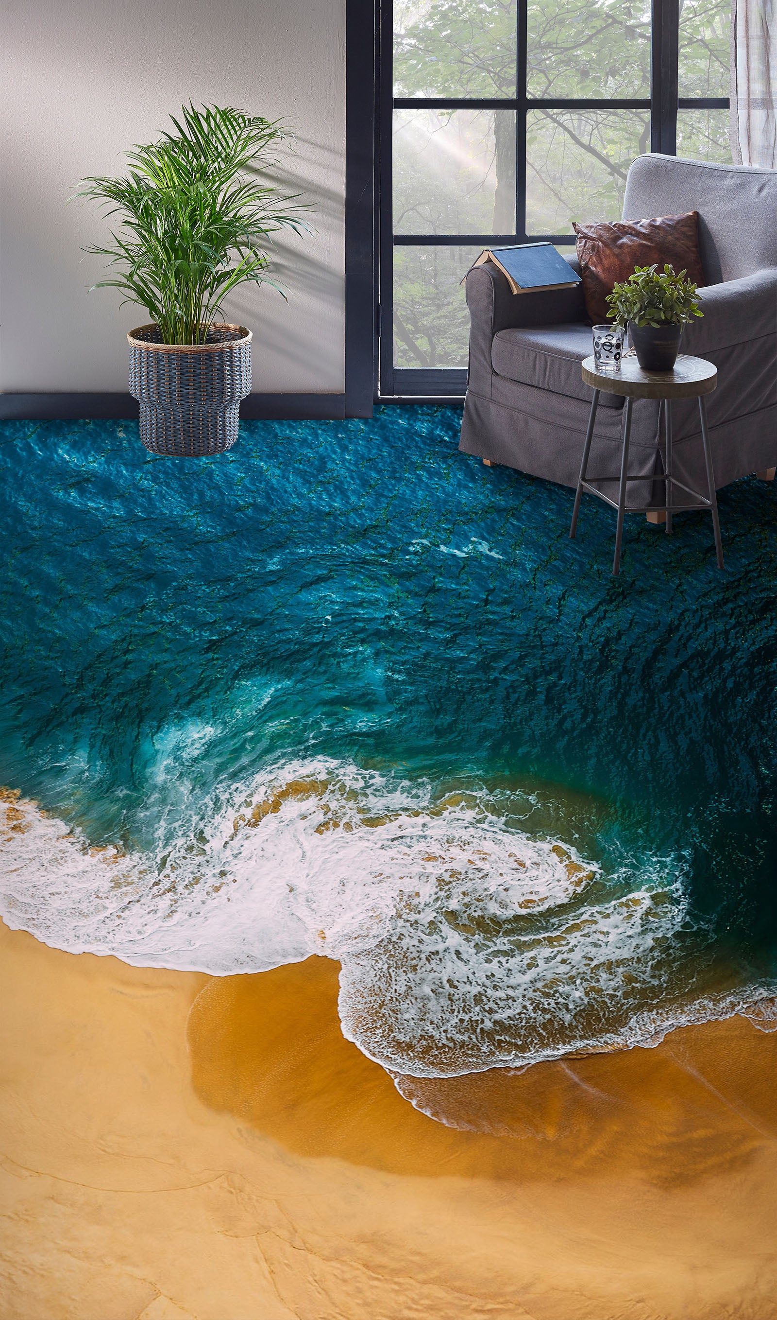 3D Mysterious Waves 899 Floor Mural  Wallpaper Murals Rug & Mat Print Epoxy waterproof bath floor