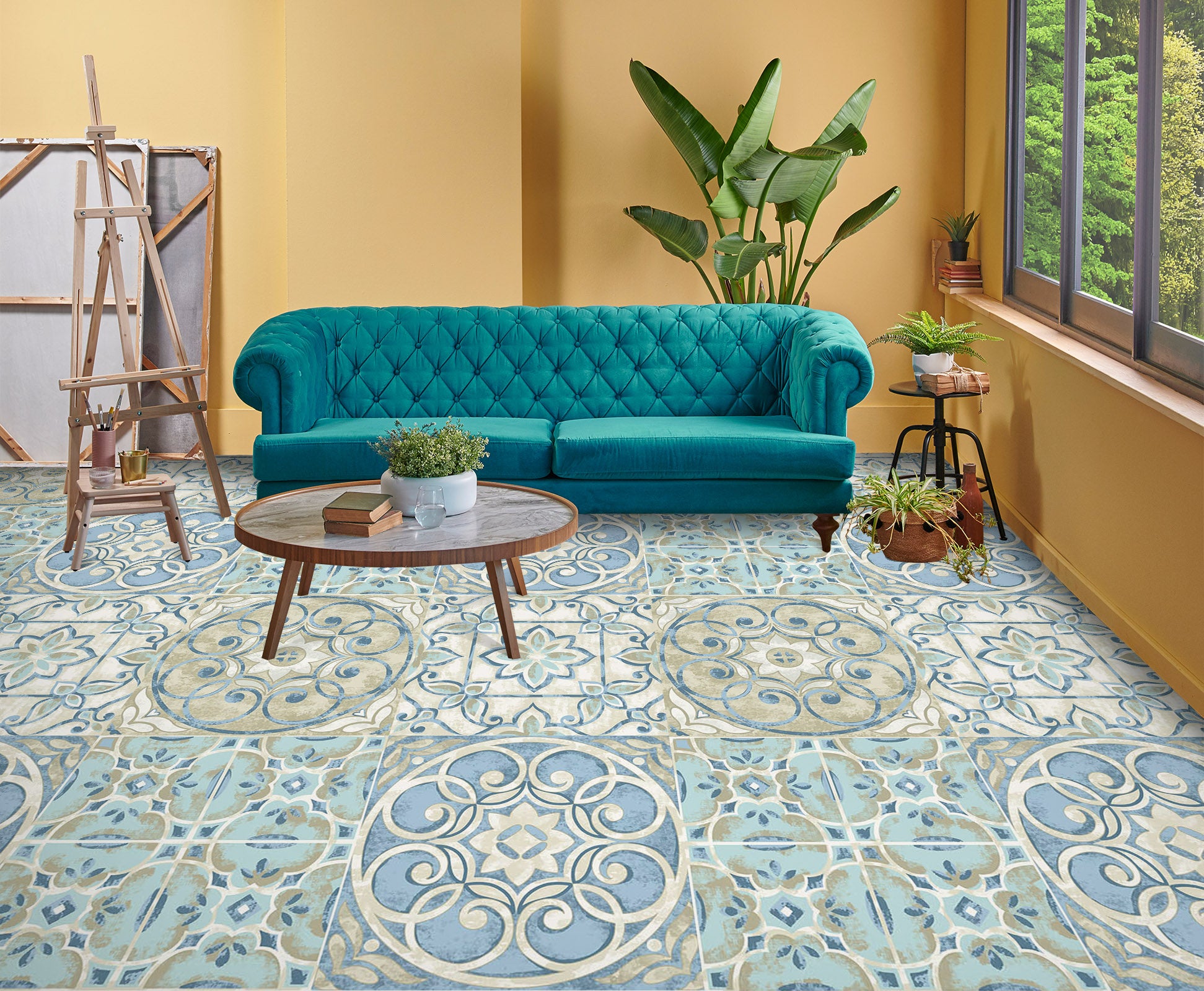 3D Fresh And Delicate Patterns 862 Floor Mural  Wallpaper Murals Rug & Mat Print Epoxy waterproof bath floor