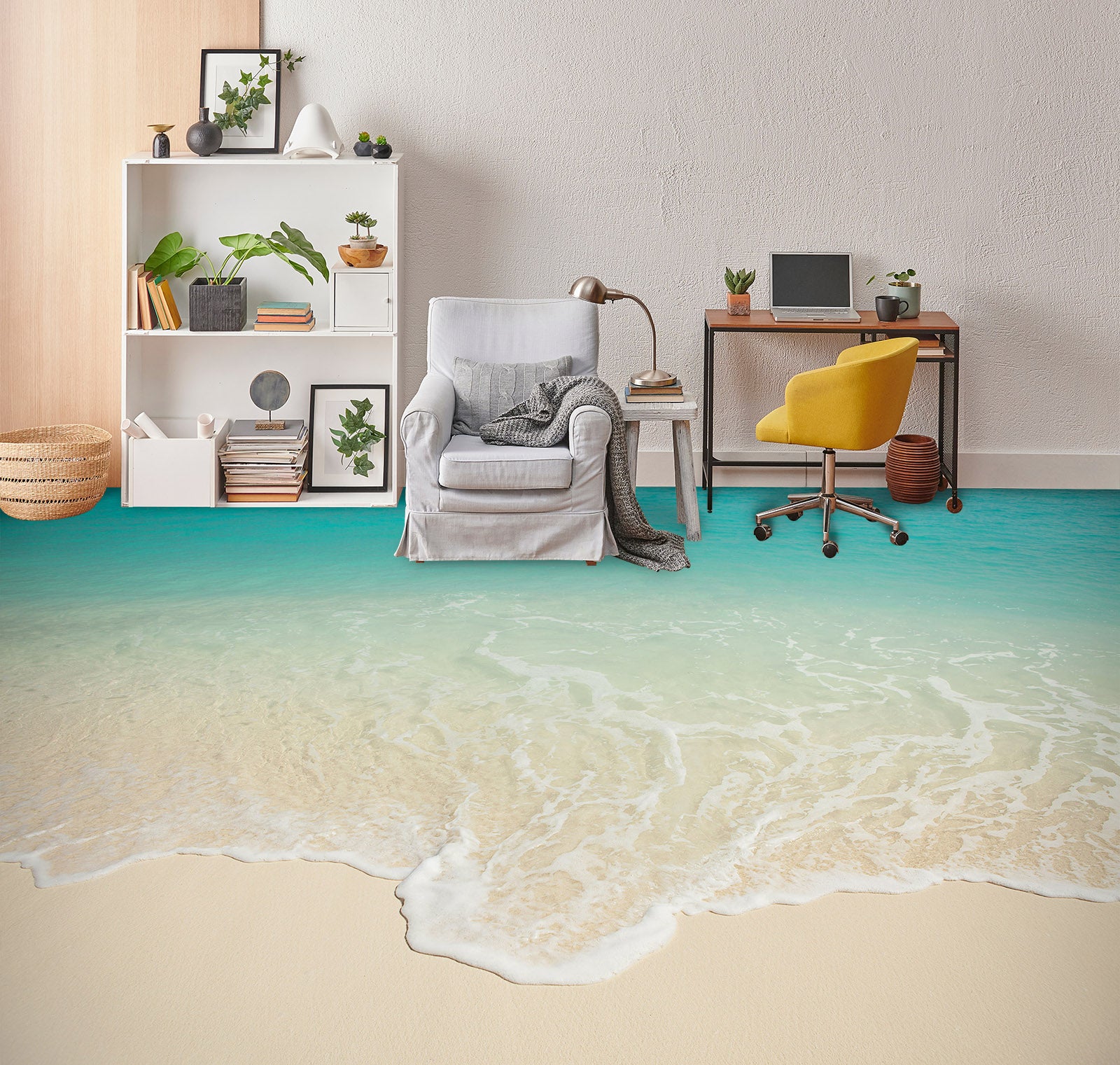 3D Touch The Sea 1518 Floor Mural  Wallpaper Murals Self-Adhesive Removable Print Epoxy