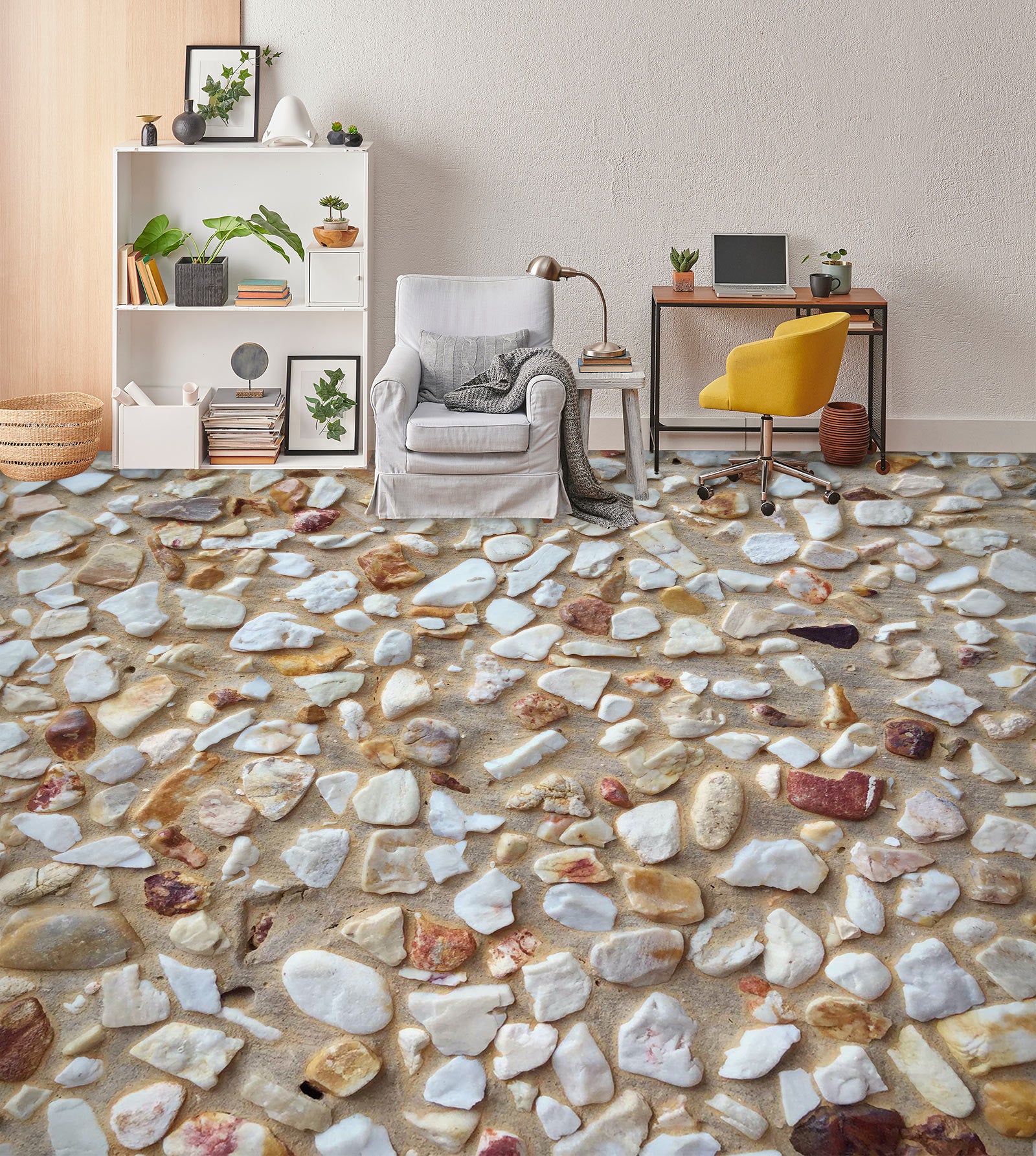 3D Art Stone Arrangement 103 Floor Mural  Wallpaper Murals Rug & Mat Print Epoxy waterproof bath floor