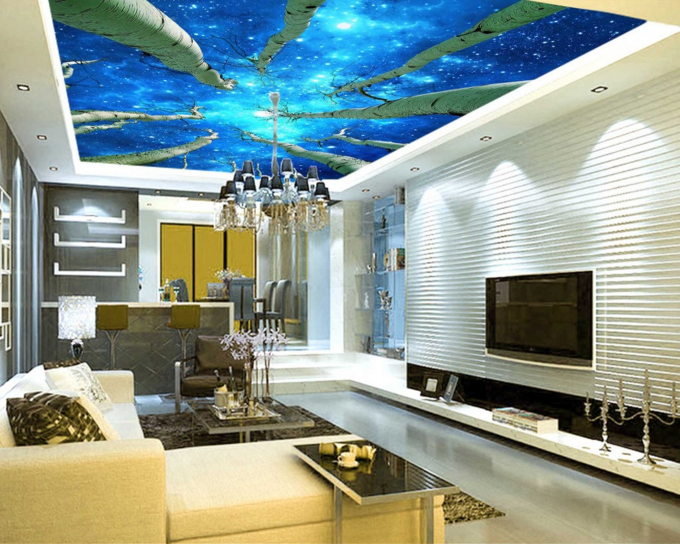 Sky Stars Tree 149 Wallpaper AJ Wallpaper 