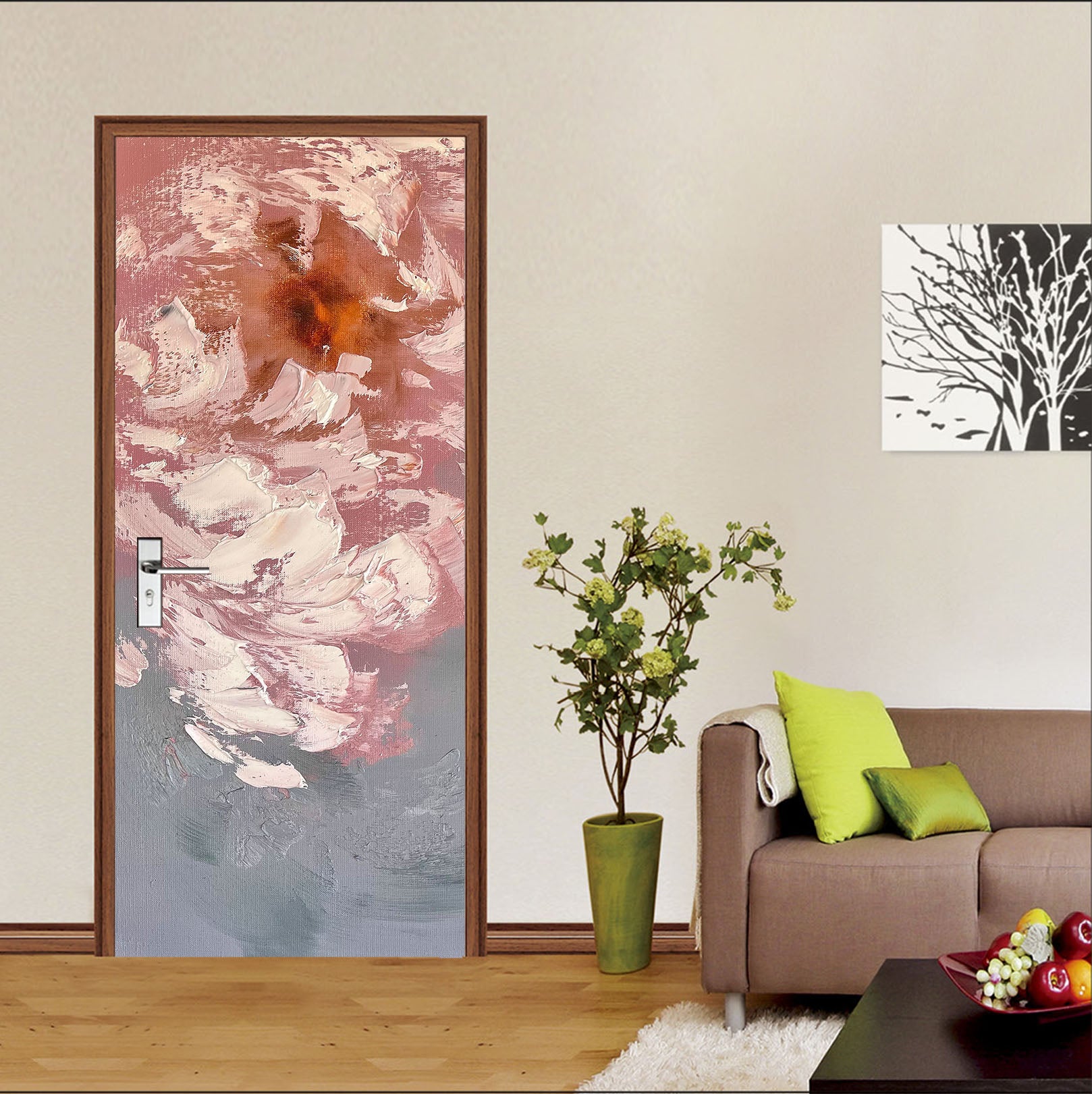 3D Art Graffiti 3075 Skromova Marina Door Mural