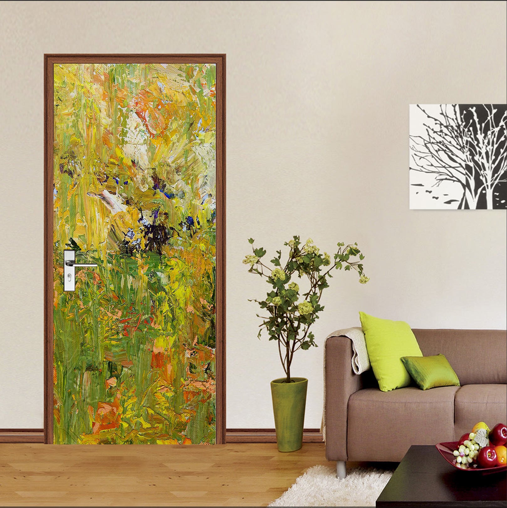 3D Oil Paint Pattern 93164 Allan P. Friedlander Door Mural