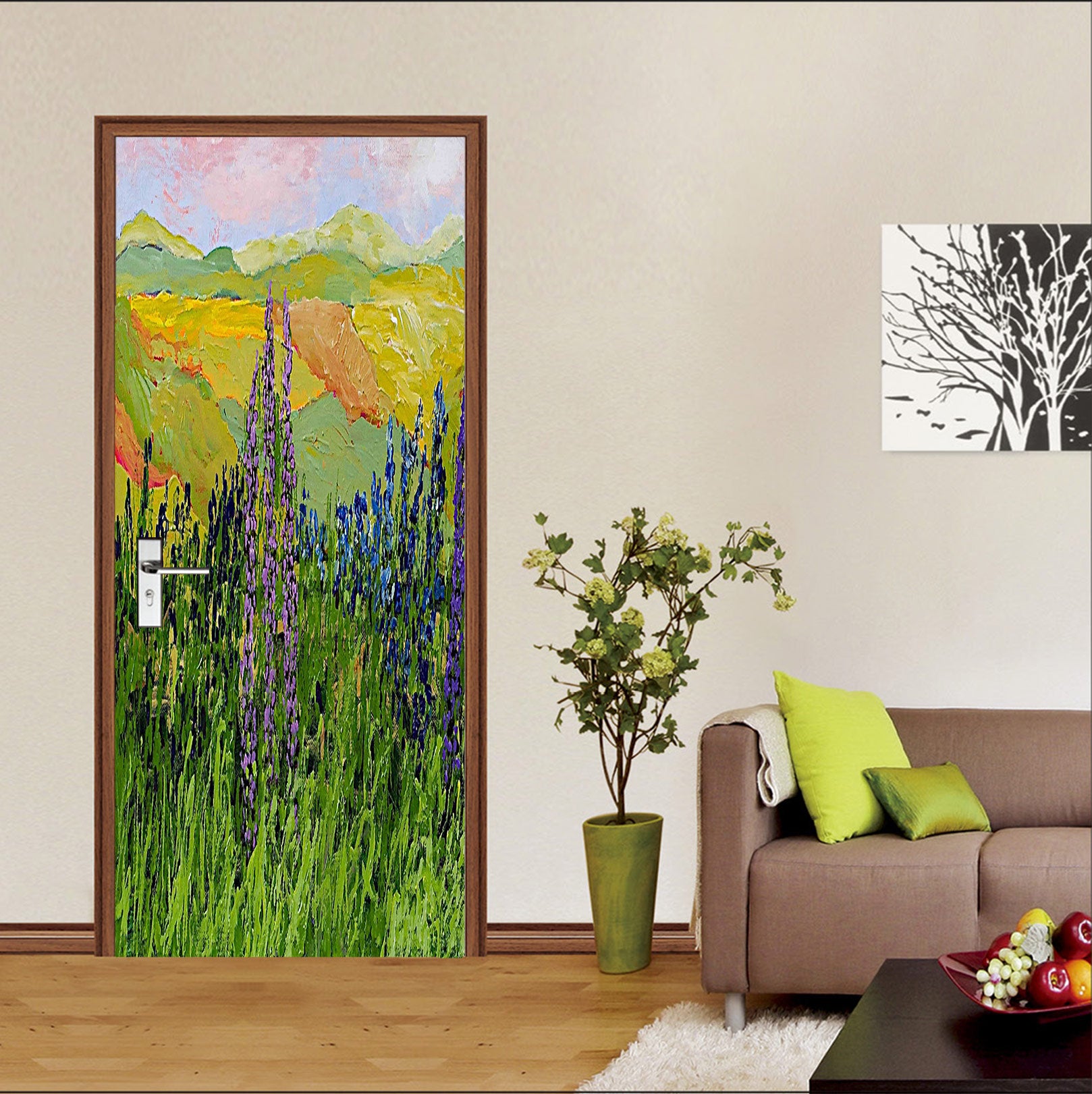 3D Grass Field 9353 Allan P. Friedlander Door Mural