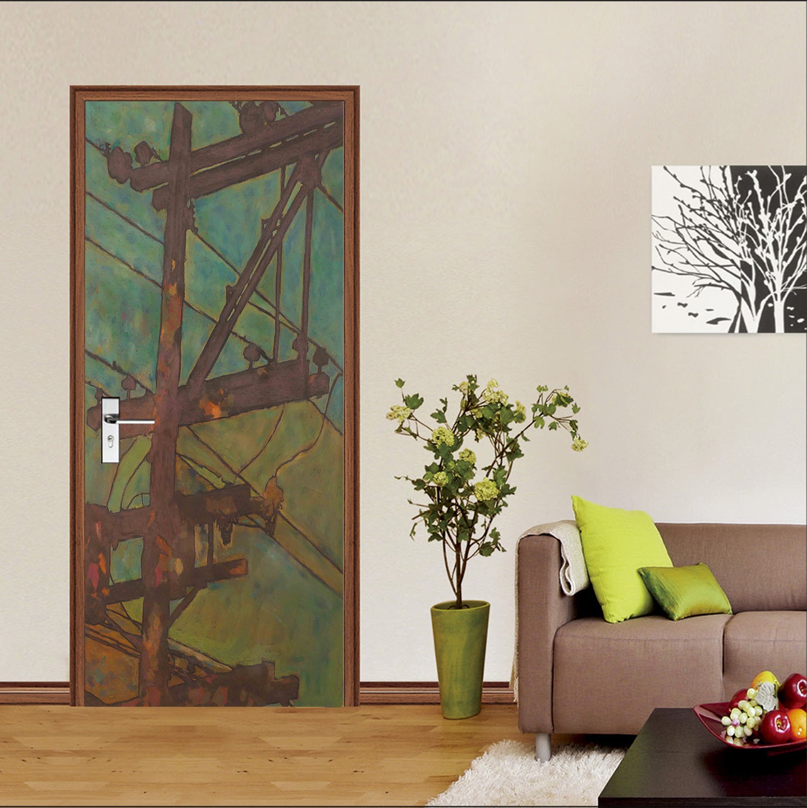 3D Electric Wire 93160 Allan P. Friedlander Door Mural