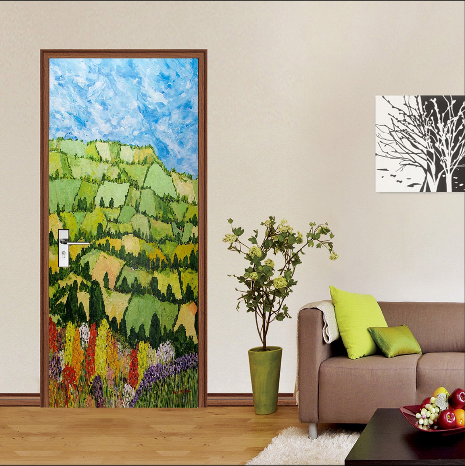 3D Field Woods 93201 Allan P. Friedlander Door Mural