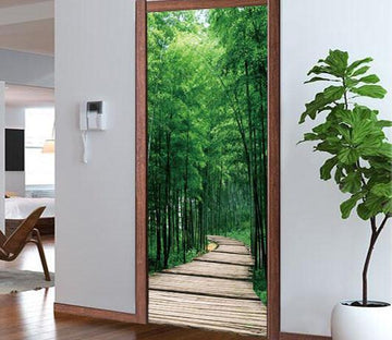 Bamboo Leaves Art Wallpaper - Buy Online