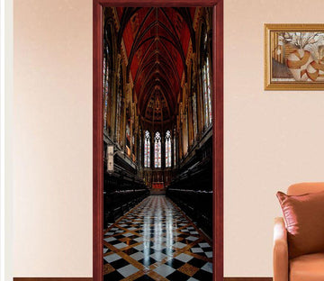 3D church sacred top door mural Wallpaper AJ Wallpaper 