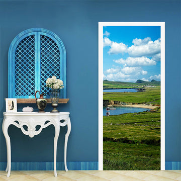 3D Grass Lawn 11110 Kathy Barefield Door Mural