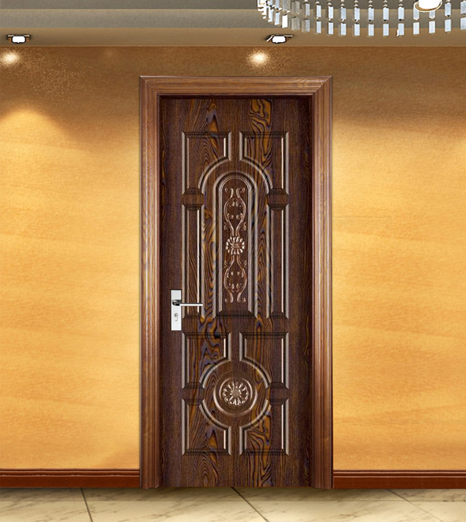 3D Wooden Gate Patterns 44 Door Mural Wallpaper AJ Wallpaper 