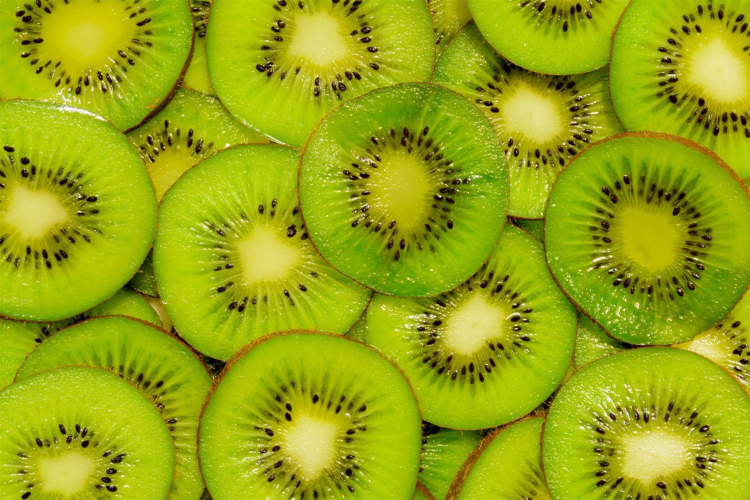 3D Kiwi Slices 019 Kitchen Mat Floor Mural Wallpaper AJ Wallpaper 