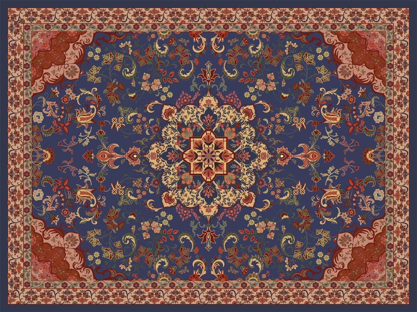 3D Retro Pattern 106 Kitchen Mat Floor Mural Wallpaper AJ Wallpaper 