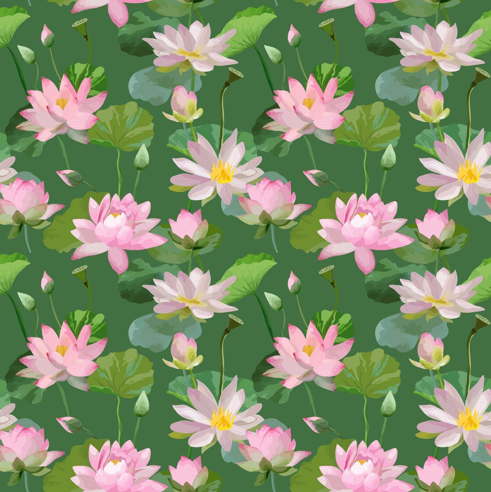 3D Lotus Flowers 538 Kitchen Mat Floor Mural Wallpaper AJ Wallpaper 