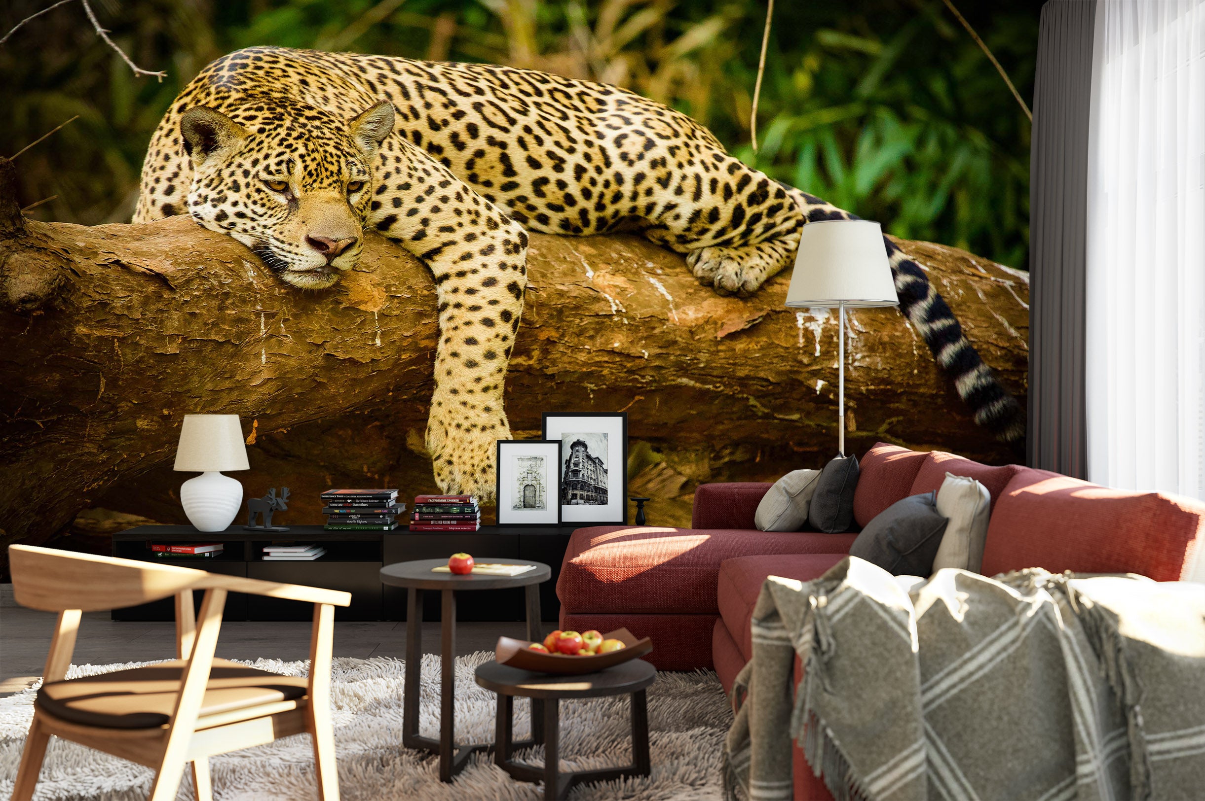 3D Leopard 1475 Wall Murals