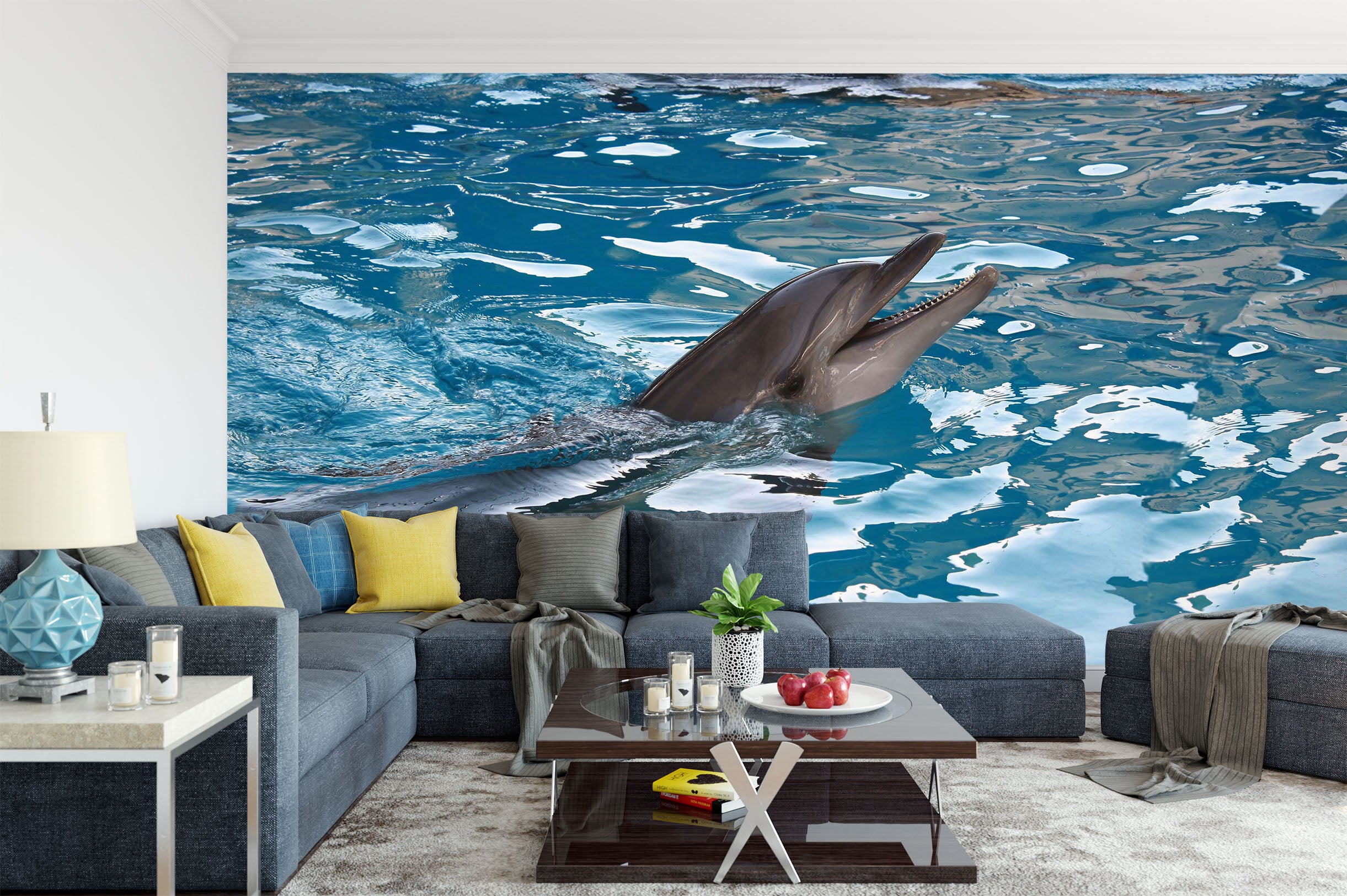 3D Dolphin 1489 Wall Murals