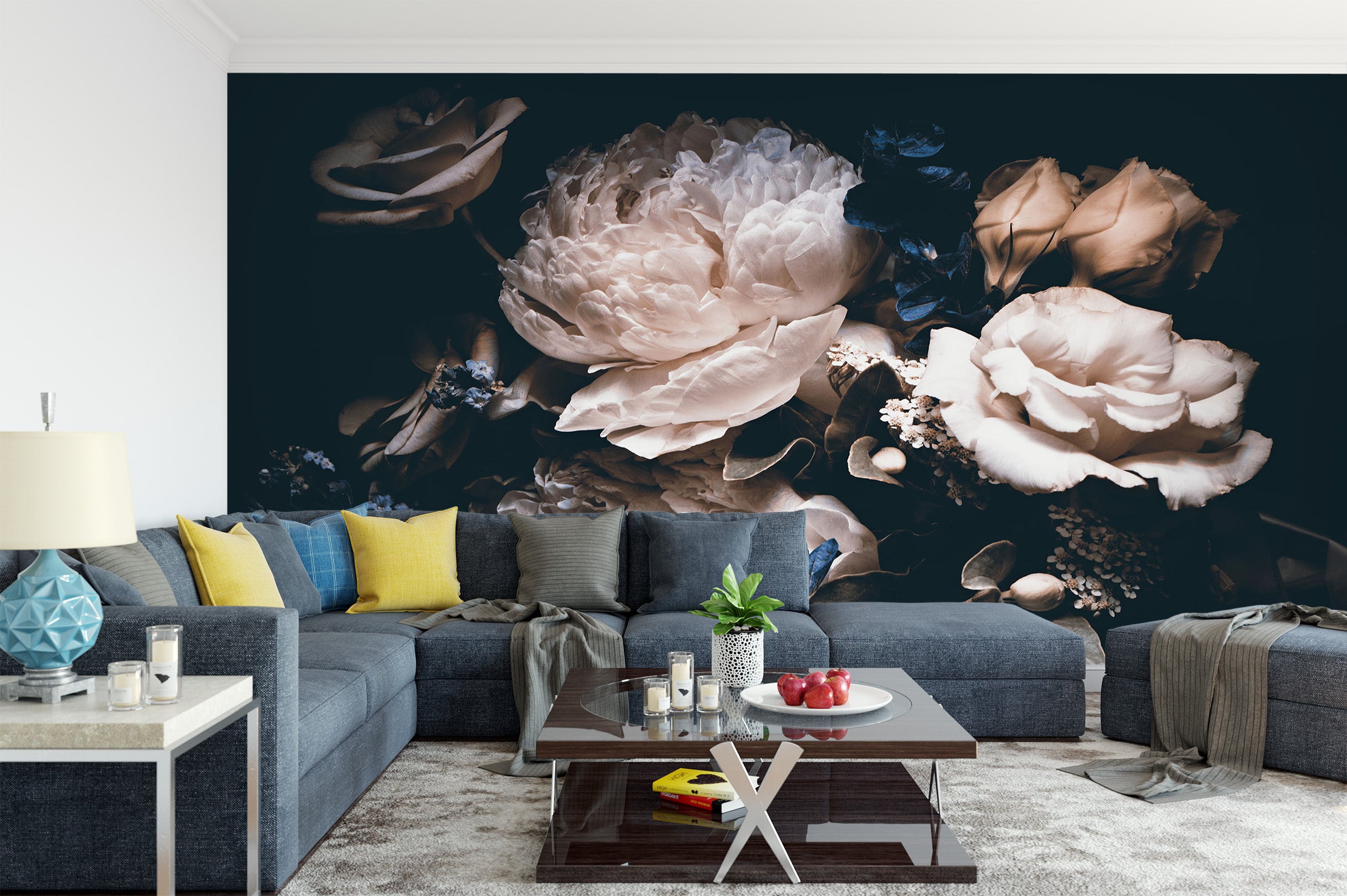 3D Vintage Flower 1470 Wall Murals