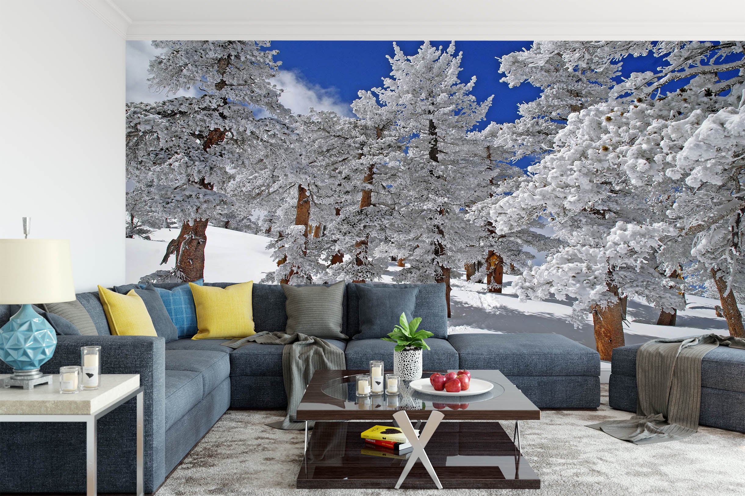 3D Snow Scene 1515 Wall Murals