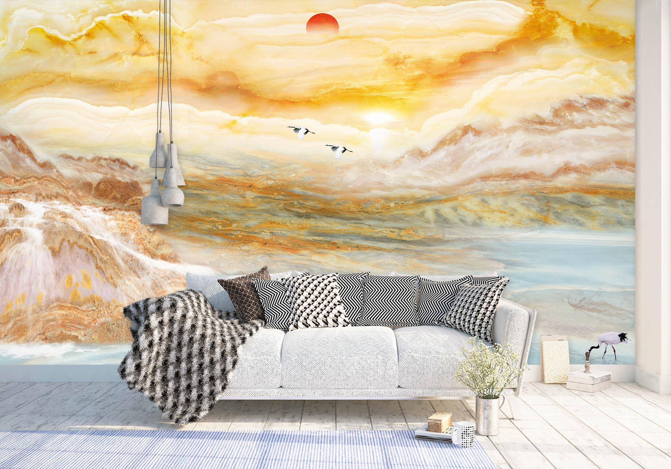 3D Valley River 1512 Wall Murals