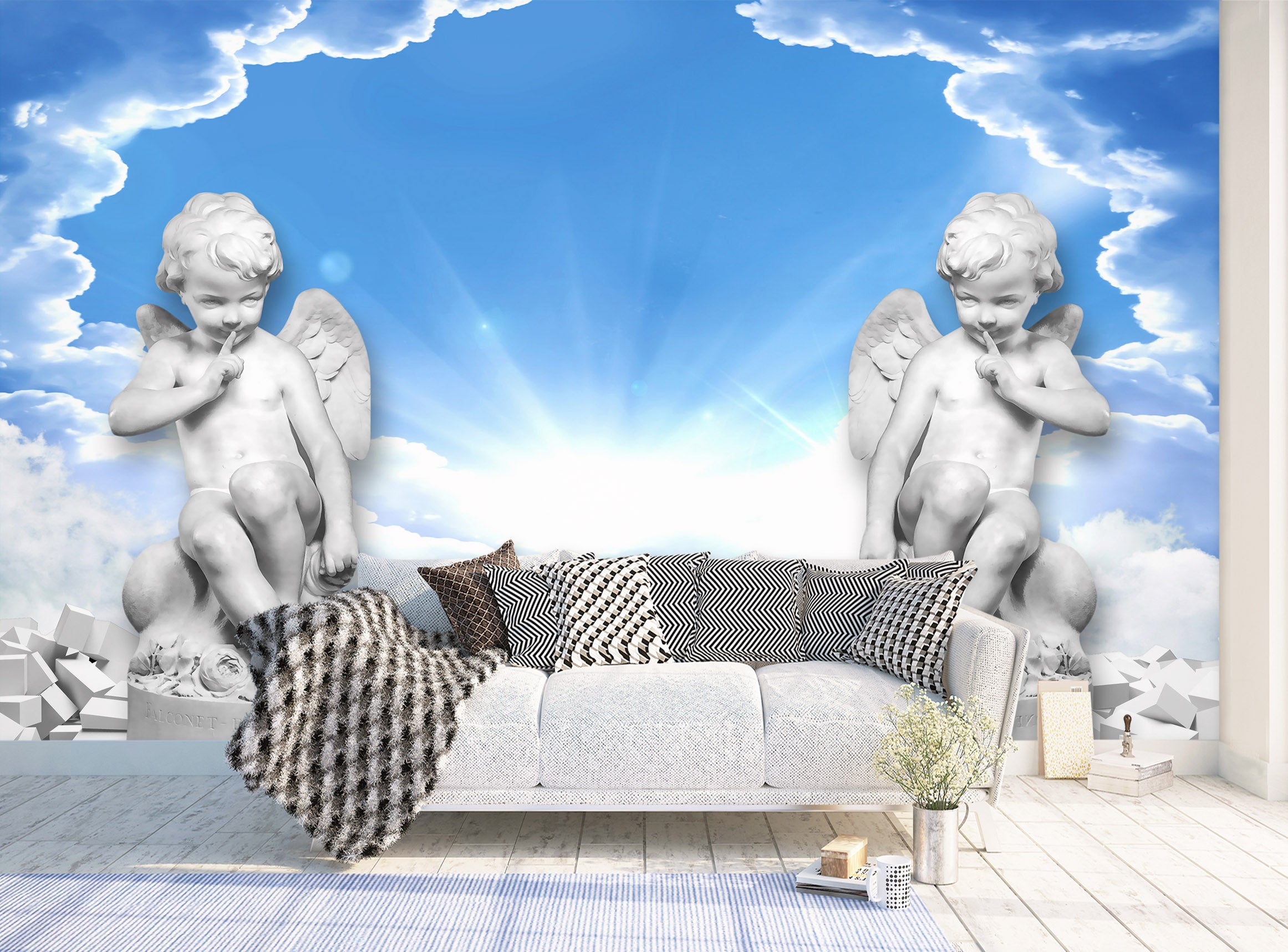 3D Cute Angel 1411 Wall Murals