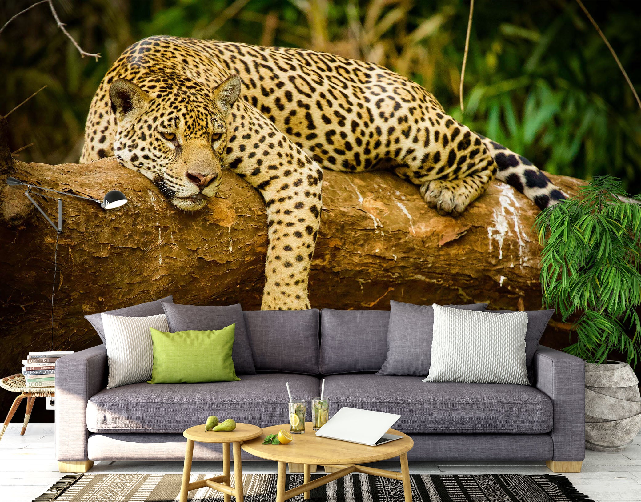 3D Leopard 1475 Wall Murals