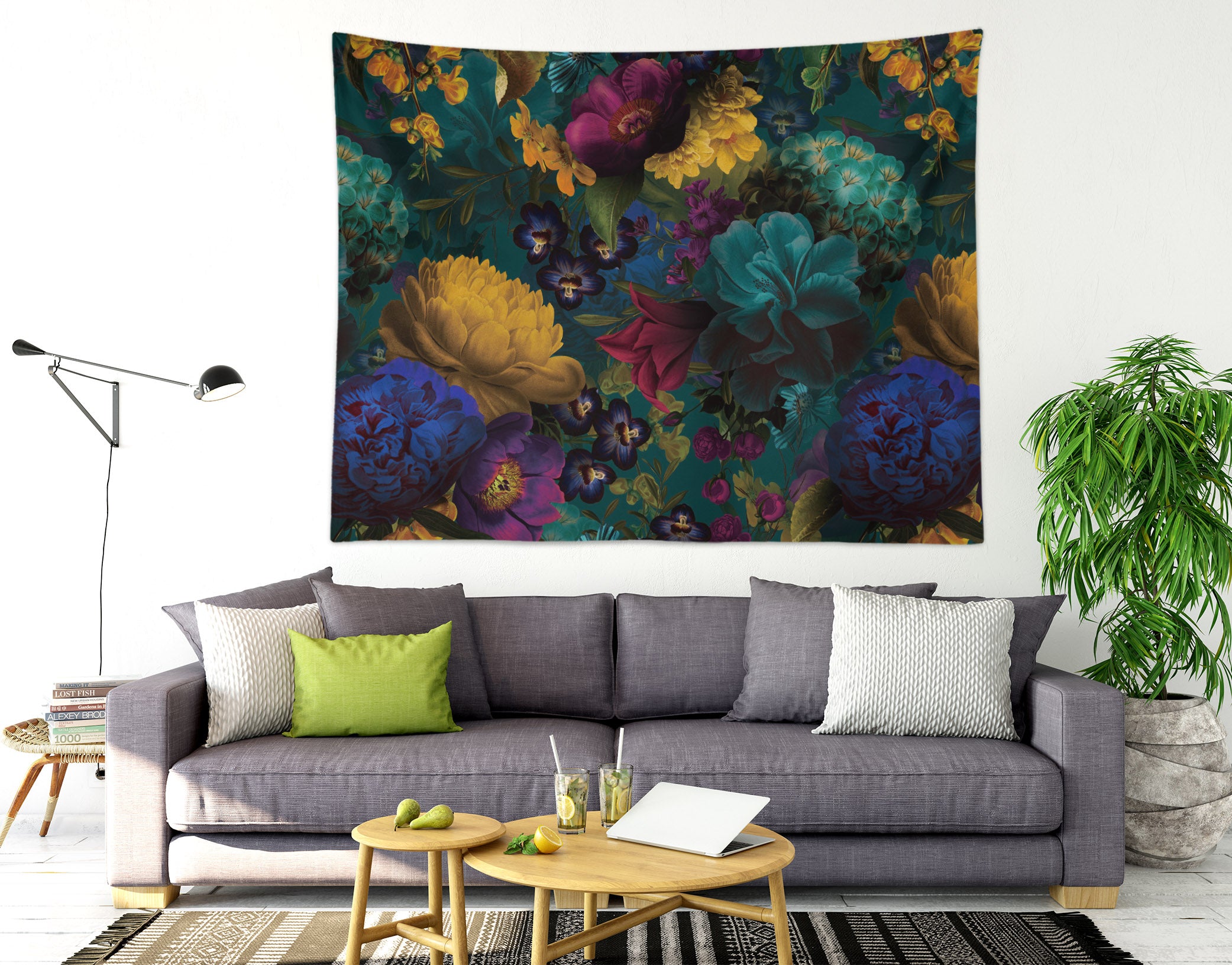 3D Bright Flowers 5325 Uta Naumann Tapestry Hanging Cloth Hang