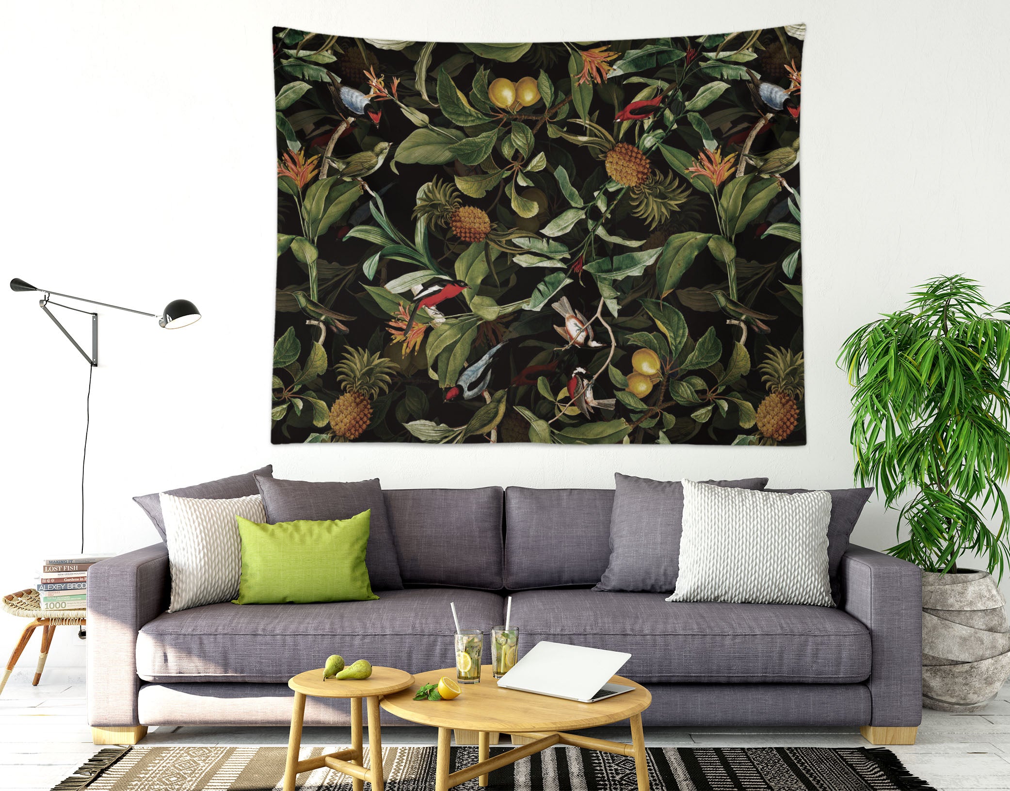 3D Fruit Pineapple 5304 Uta Naumann Tapestry Hanging Cloth Hang