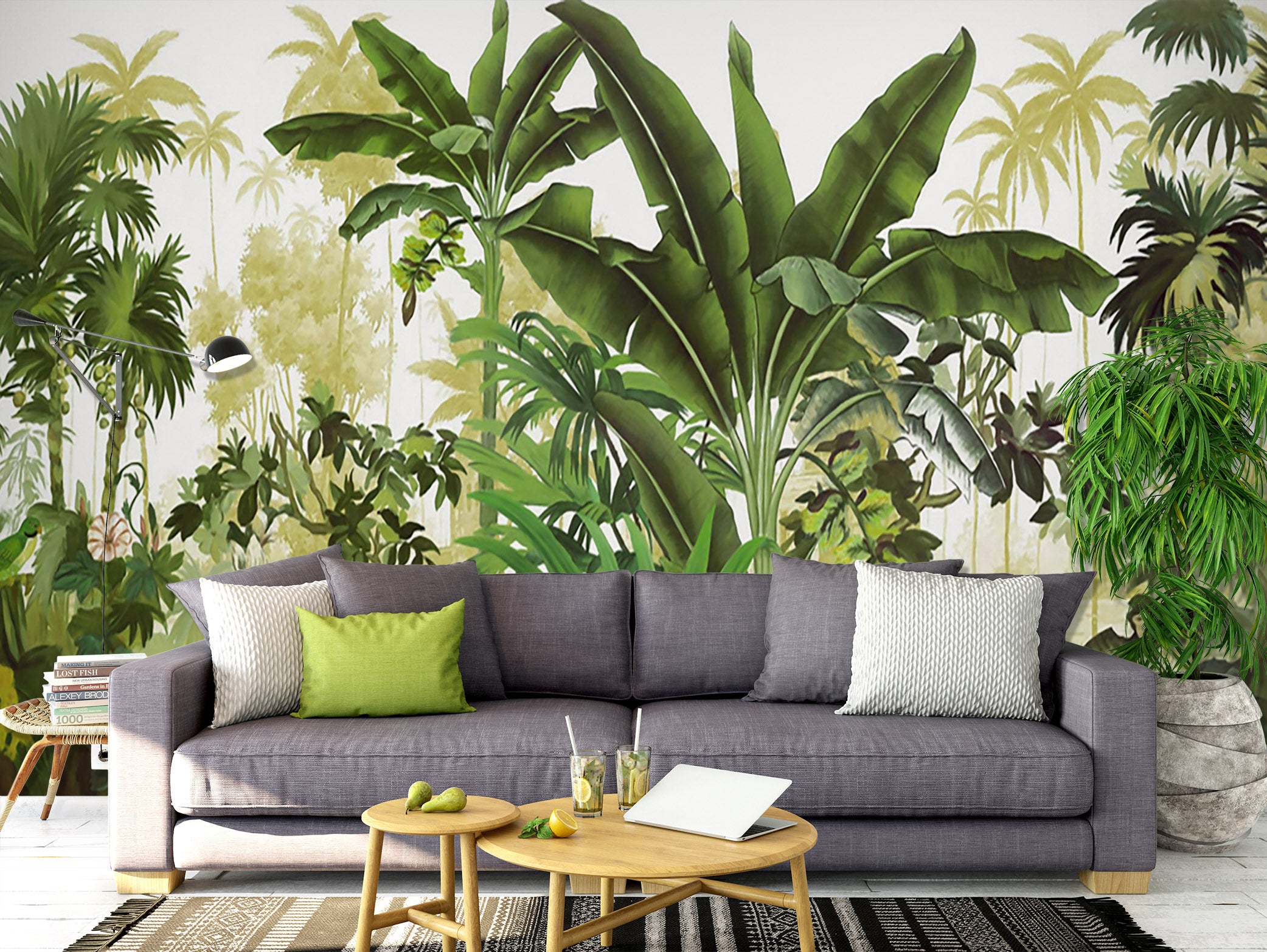 3D Forest Flower 1509 Wall Murals