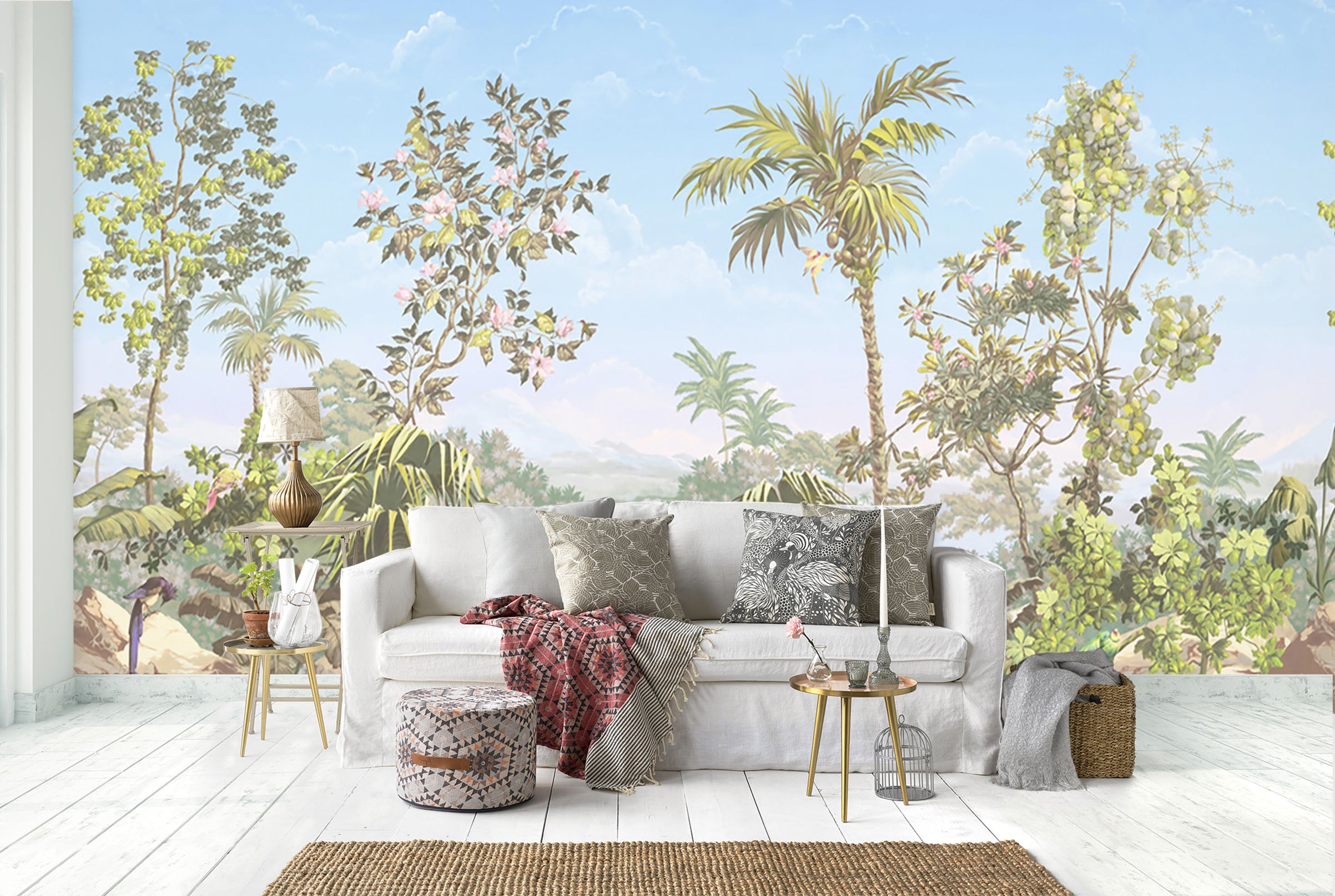 3D Banana Leaf 1505 Wall Murals