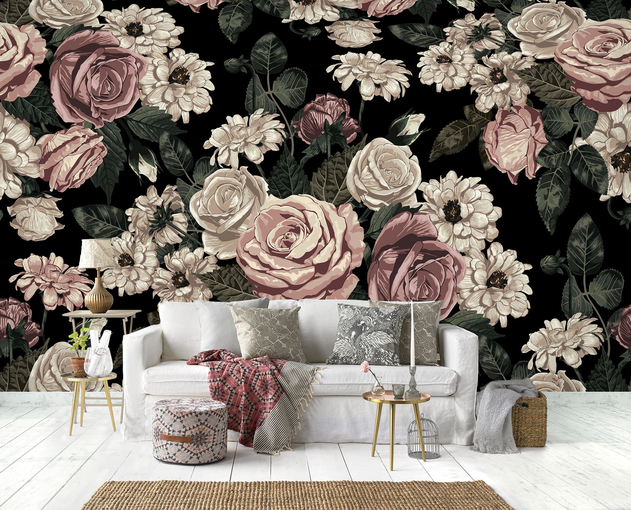 3D Flowers 57084 Wall Murals