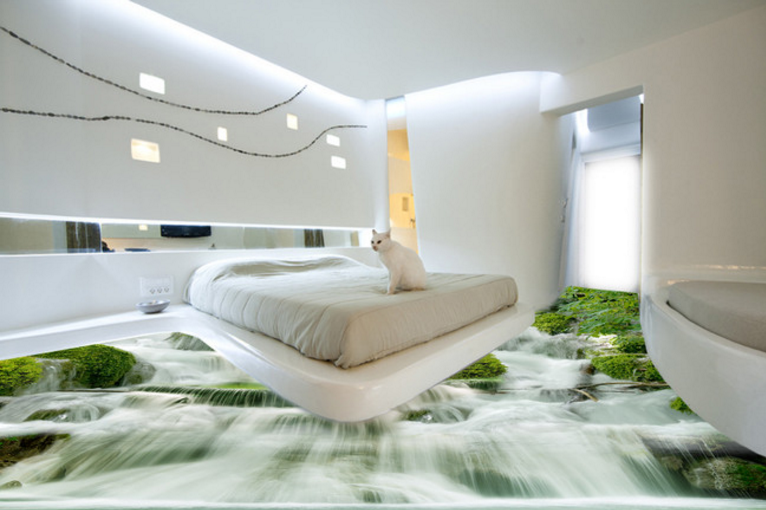 3D Rapids 134 Floor Mural Wallpaper AJ Wallpaper 2 