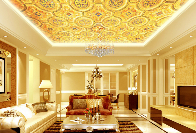 Classic Orange Pattern Wallpaper AJ Wallpaper 2 