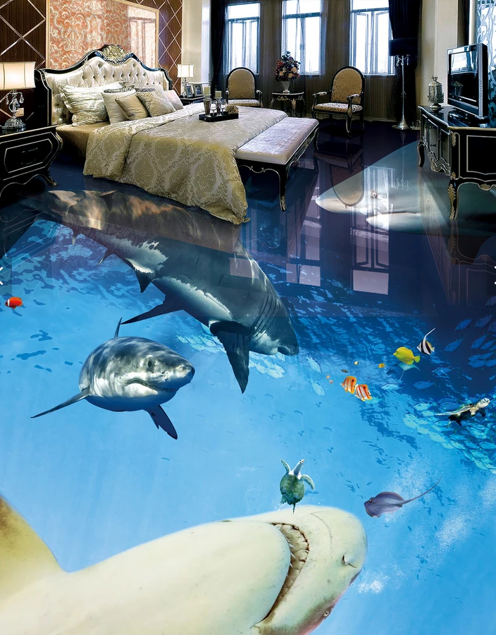 3D Soothing Seabed 616 Floor Mural  Wallpaper Murals Rug & Mat Print Epoxy waterproof bath floor