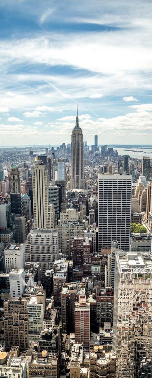 3D the sky tower building door mural Wallpaper AJ Wallpaper 