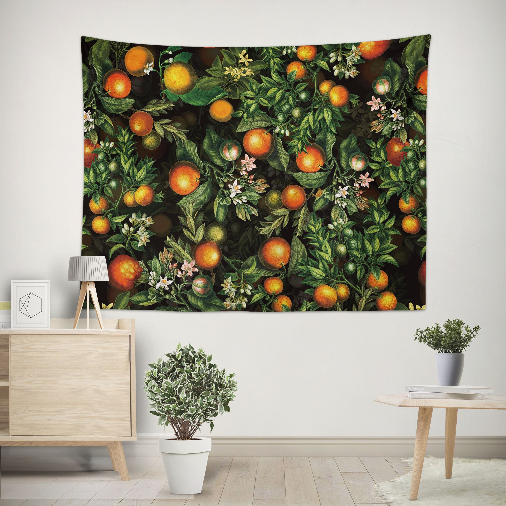 3D Fruit Orange 908 Uta Naumann Tapestry Hanging Cloth Hang